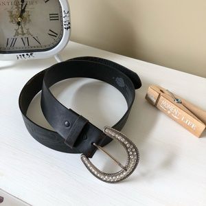 Harley Davidson leather women belt , size M